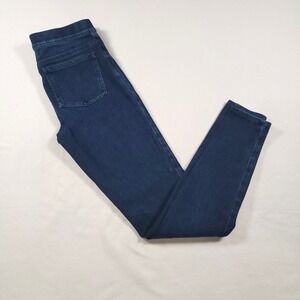 SPANX Women Jean-ish Ankle Leggings‎ S Pull On Dark Wash Denim Jeggings